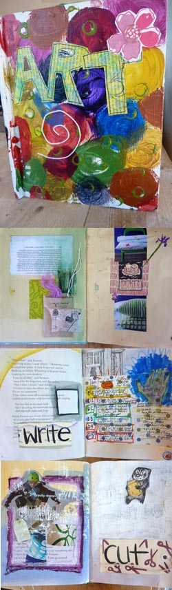 Altered Book Collage